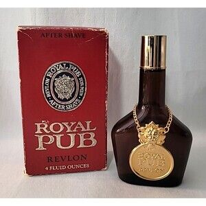 Revlon Royal Pub‎ 4 Fluid Oz After Shave Cologne w/ Original Box Revlon RARE!